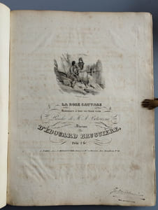 Cahier de musiques manuscrit.
