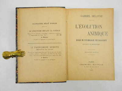 L'Évolution animique. Essais de Psychologie physiologique suivant le Spiritisme.