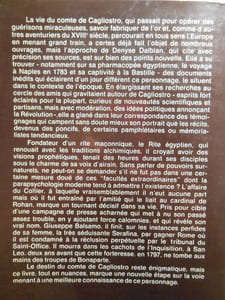 Le Comte de Cagliostro.