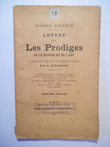 Lettre sur Les Prodiges de la nature et de l'art.