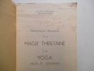 Performances d'Exception de la Magie Thibétaine et du Yoga Indou et Ceylanais.. TONDRIAU Julien,