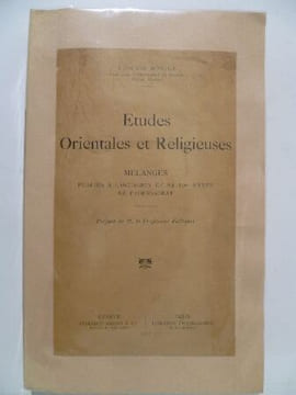 Etudes Orientales et Religieuses.. MONTET Edouard,