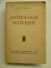 Anthologie Mystique.. DE JAEGHER Paul S. J.,