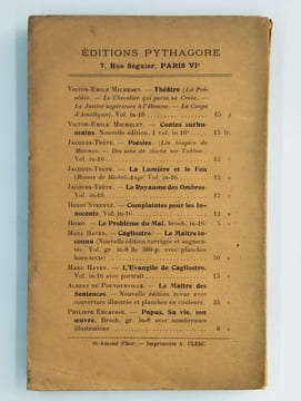 Théâtre. Tome premier. La Possédée - Le Chevalier qui porta sa Croix - La Justice supérieure a l'Homme - La Coupe d'Améthyste.. MICHELET Victor-Emile,