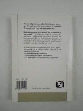 La Lecture du caractère au pendule. Radiesthésie humaine.. SERVRANX [Félix et SERVRANX William], SERVRANX J. (éd.),