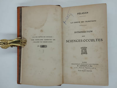 Introduction aux sciences occultes.