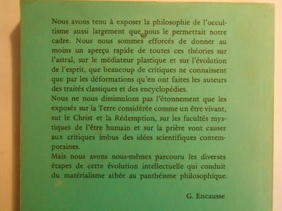 L'Occultisme et le spiritualisme. "Texte intégral".