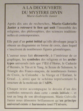 A la Découverte du Mystère divin par le Décryptage des Symboles religieux de la Géométrie sacrée et des Archétypes universels.. JANIER ...