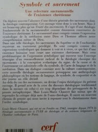Symbole et sacrement.