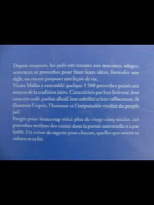 Le grand livre des proverbes juifs.