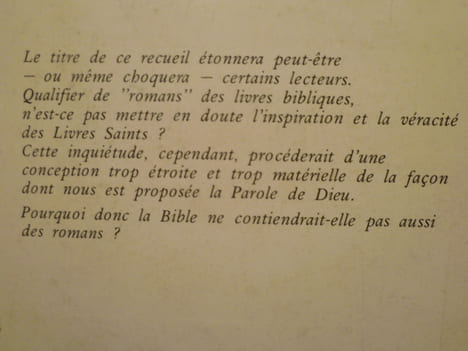 Les romans juifs. Tobit. Judith. Esther. Jonas.. FESTUGIÈRE A.J. (Trad. du Grec par),