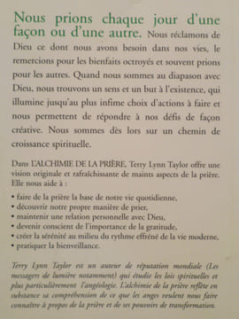 L'alchimie de la prière. Ranimez le feu de votre vie intérieure.. TAYLOR Terry Lynn,