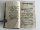 VESPERAL NOTE CONTENANT LES NONES, VEPRES ET COMPLIES A L'USAGE DE PARIS 1790. 