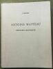 J. MATHEY ANTOINE WATTEAU PEINTURES REAPPARUES ed de Nobele 1959 Rare !. 