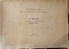 EUGENIO PUCCI SUITE DE 25 GRAVURES SUR FLORENCE D'APRES ZOCCHI Ponte Vecchio. 