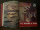 HISTOIRE DU 20e SIECLE Historia magazine 5 volumes reliés complet. 