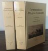 CORRESPONDANCE D'EUGENE FROMENTIN tomes I & II CNRS 1995. Eugène Fromentin