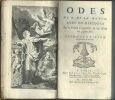 ODES DE M. DE LA MOTTE avec un discours Paris, du Puis 1709 seconde édition. De la Motte