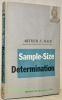 Sample-Size Determination.. MACE, Arthur E.