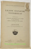 Leçons d’analyse vectorielle. Première partie. Géométrie différentielle des courbes et des surfaces. Théorie mathématique des Champs.. Juvet, Gustave.