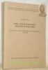 der Königsmacher Heinrich Walther. Zur Wahl von Vierzehn Bundesräten 1917-1940. Historische Schriften der Universität Freiburg 2.. Menz, Peter.