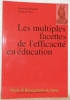 Les multiples facettes de l’efficacité en éducation.. Hanhart, Siegfried. - Perez, Soledad (sous la direction de).