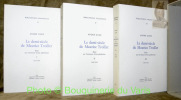 Le demi-siècle de Maurice Troillet. 3 Volumes. Tome 1: 1913-1931. Tome 2: 1932-1952. Tome 3: 1953-1970. Bibliotheca Vallesiane 8-9-10.. Guex, André.
