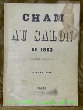 Au salon de 1863. Deuxième promenade.. CHAM.