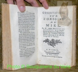 Mémoires sur l'éducation des vers a soie. Divisés en trois partie, avec un Traité sur la Culture des Mûriers, & un sur l’origine du Miel.