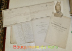Lot de 150 documents manuscrits concernant les routes du district d’Orbe, canton de Vaud, la pluspart  des lettres sont adressées au Voyer Perusset de ...