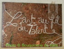 L'Art au fil du Talent, un chemin de sculpture au coeur du Gros-de-Vaud 2003, du 18 mai au 28 septembre 2003.. 