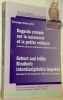 Regards croisés sur la naissance et la petite enfance. Actes du cycle de conférences “Naître en 2001”. / Geburt und frühe Kindheit: inerdisziplinäre ...