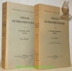 Schelling, une philosophie en devenir. I. Le système vivant, 1794 - 1821. II. La dernière philosophie, 1821 - 1854. Collection Bibliothèque d’Histoire ...