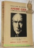 André Gide, l'amour et la divinité. Essai. Portrait d’André Gide gravé sur bois par Pierre-Eugène Vibert.. MARTINET, Edouard.