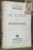 M. Loisy et le modernisme. A propos des *Mémoires”.. LAGRANGE, M.-J.
