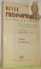 Taine et Renan. Revue Philosophique de la France et de l'Etranger, No. 4, Oct-Dec. 1987.. BRES, Yvon.