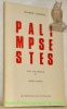 Palimpsestes. Avec une préface de Peter Ustinov. Collection Incantation, vol. n.° 1.. STAUFFER, Maurice.