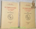 Le Comte d’Anjou et son entourage au XIe siècle. 2 Volumes. Tome I: Etude et appendices. Tome II: Catalogue d’actes et index.. Guillot, Olivier.