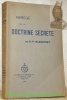 Abrégé de la Doctrine secrète.. Blavatsky, H.-P.