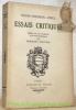 Essais critiques. Publiés avec une introduction et des notices préliminaires par Bernard Bouvier.. AMIEL, Henri Frédéric.