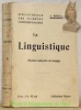 La linguistique. Qautrième édition revue et augmentée. Collection Bibliothèque des Sciences Contemporaines.. HOVELACQUE, Abel.