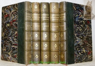 Etudes critiques sur l'histoire de la littérature française. 5 Volumes. Première série, quatrième édition. Deuxième série, cinquième édition. ...