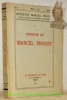 Defense de Marcel Proust. Bulletin Marcel Proust, n.° 1, octobre 1930.. 