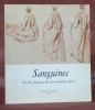 SANGUINES, dessins français du dix-huitième siècle.. 