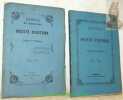 Archives de la Société d’Histoire du Canton de Fribourg. Tome 2, 2 cahiers, complets.. 