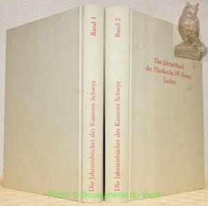 Das Jahrzeitbuch der Pfarrkirche St. Martin, Schwyz. Das Jahrzeitbuch der Pfarrkirche Hl. Kreuz Lachen. Die Jahrzeitbücher des Kantons Schwyz. Bände 1 und 2.