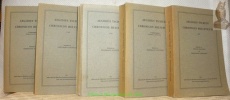 Aegidius Tschudi Chronicon Helveticum. 23 Bände . 1, 2 und 3 Teile. Ergänzungsband 1 und 2 - 1. Registerband, zum 1.-3. Teil (sog. Reinschrift von ...