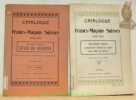 Catalogue des Francs-Maçons Suisses, 1910 - 1911. (2 Volumes). Première partie: ceux de Genève. Edité avec textes, annotations et adjonctions. ...