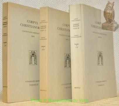 Heirici Autissiodorensis Homiliae per circulum anni cura et studio Richardi Quadri. Iuvamen praestante Rolando Demeulenaere. Homiliae I: 1 - 34. ...