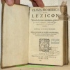 Clavis homerica sive lexicon vocabulorum omnium, quae in Iliade Homeri, nec non potissimâ Odyssae parte continentur. Accedit brevis Appendix de ...